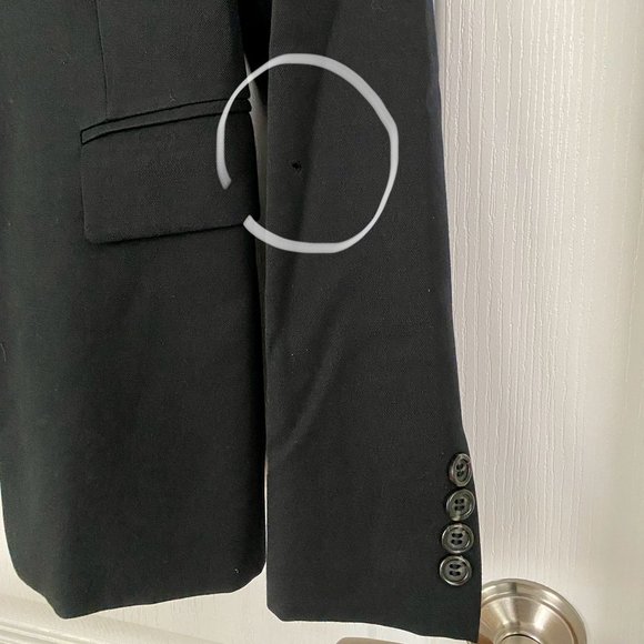 J. Crew 100% Wool Suit Black Blazer and Trousers Size 4 - Picture 9 of 16